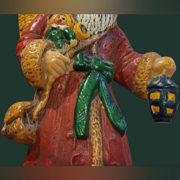VINTAGE OLD WORLD & HOUSE OF HATTEN SANTA CLAUS CHRISTMAS ORNAMENTS - Picture 6 of 8